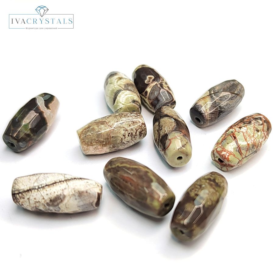 Яшма риолит натуральная 15х8,5 мм