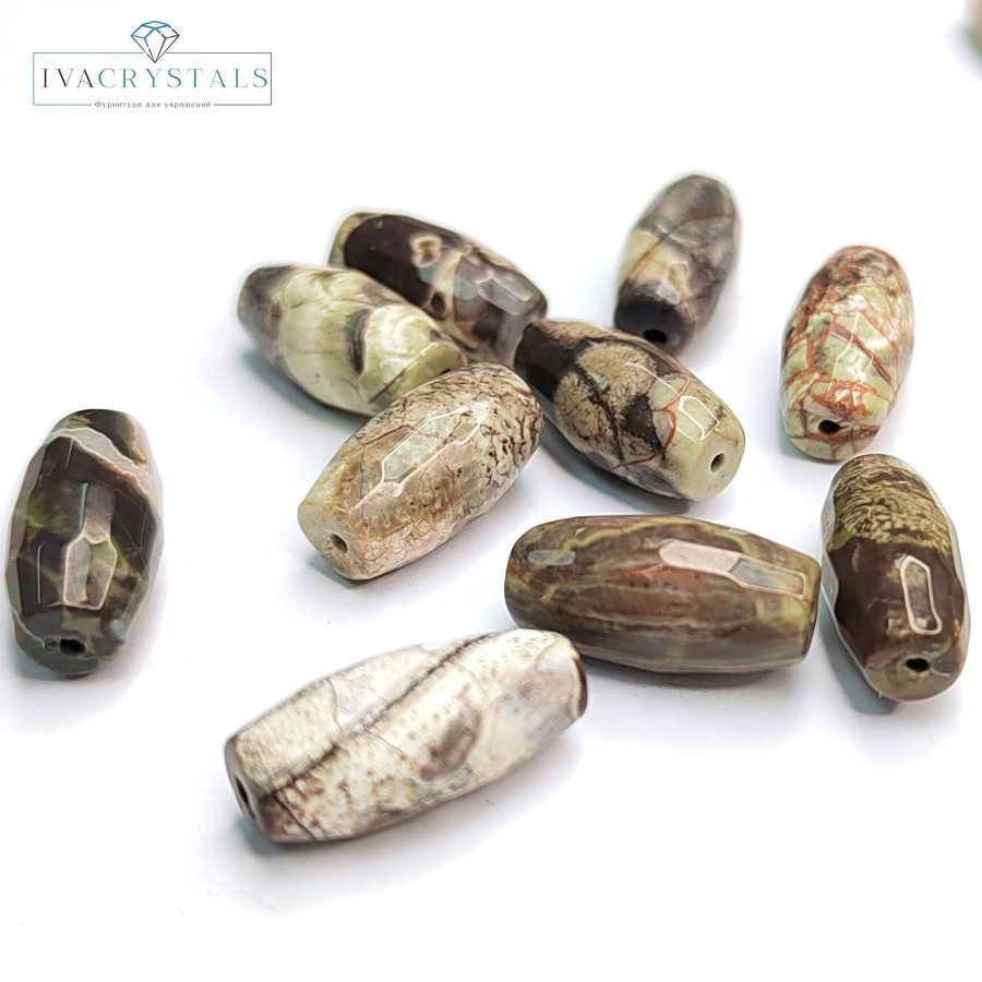 Яшма риолит натуральная 15х8,5 мм