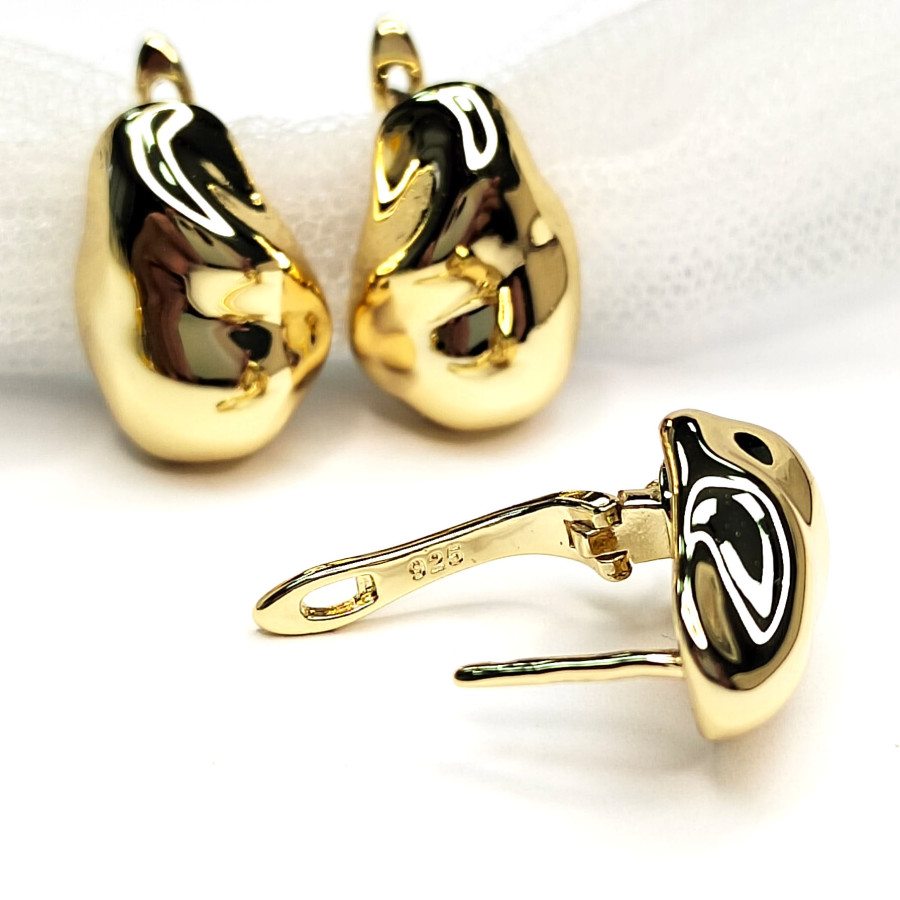 Швензы 17х12 мм Мятый металл, пара