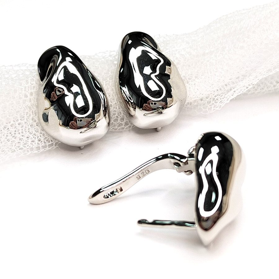 Швензы 17х12 мм Мятый металл, пара