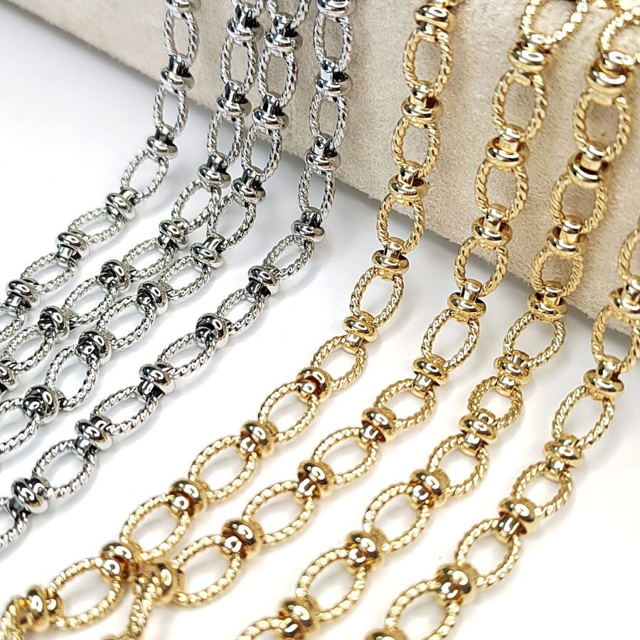 9х6 мм Цепь из овальных звеньев, 20 см