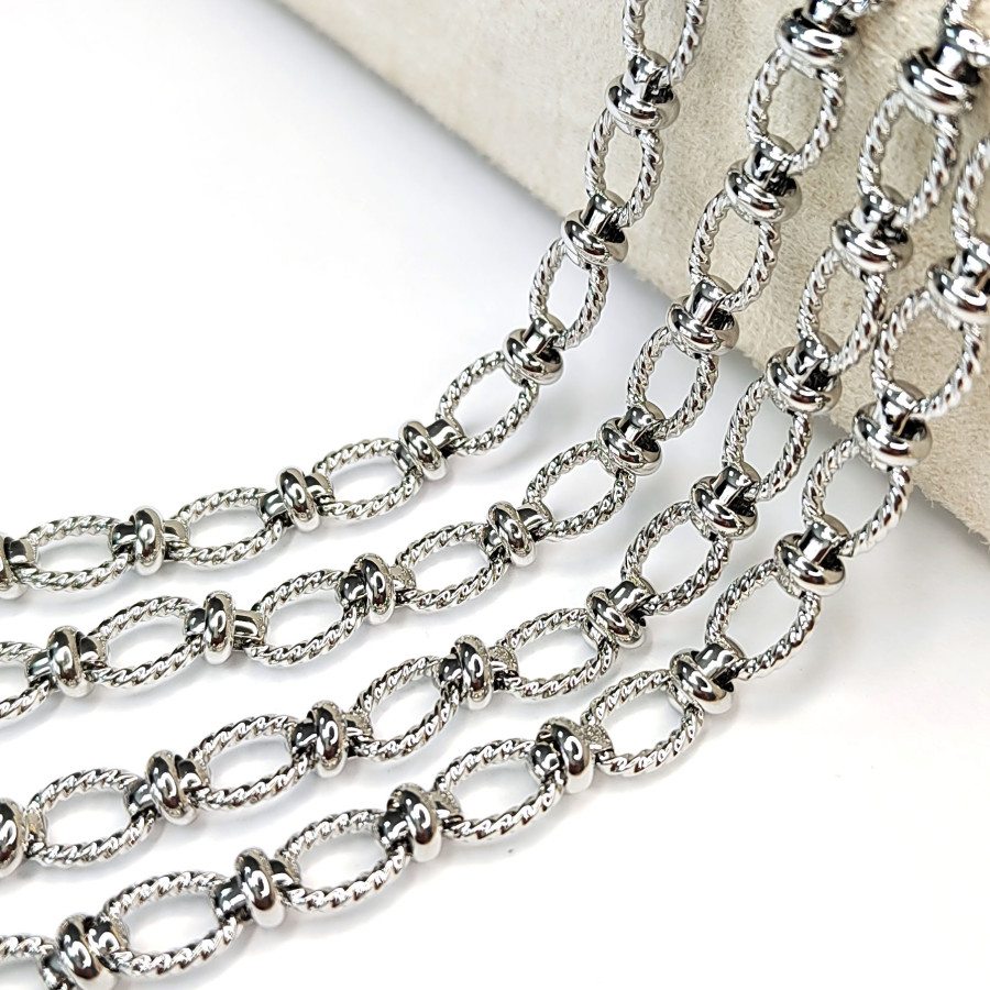 9х6 мм Цепь из овальных звеньев, 20 см