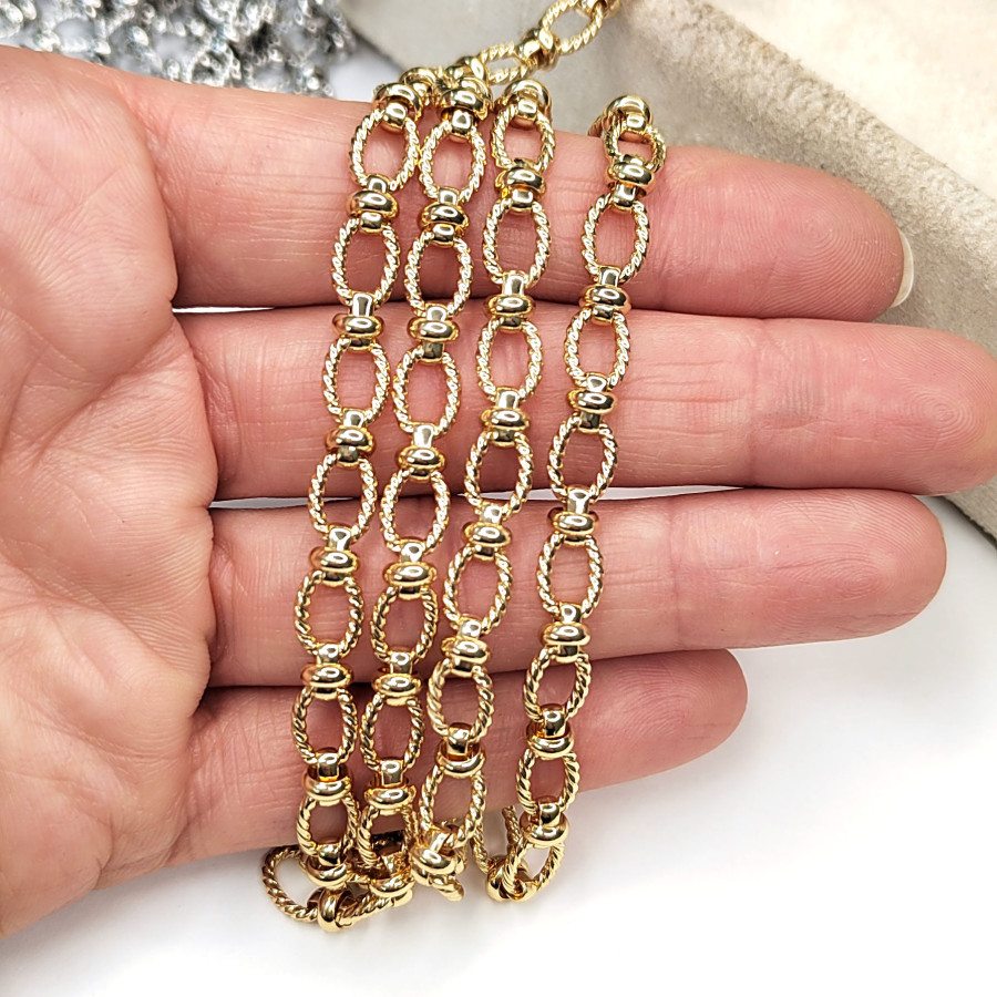 9х6 мм Цепь из овальных звеньев, 20 см