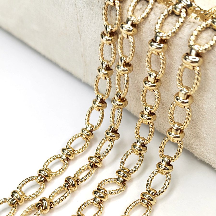 9х6 мм Цепь из овальных звеньев, 20 см