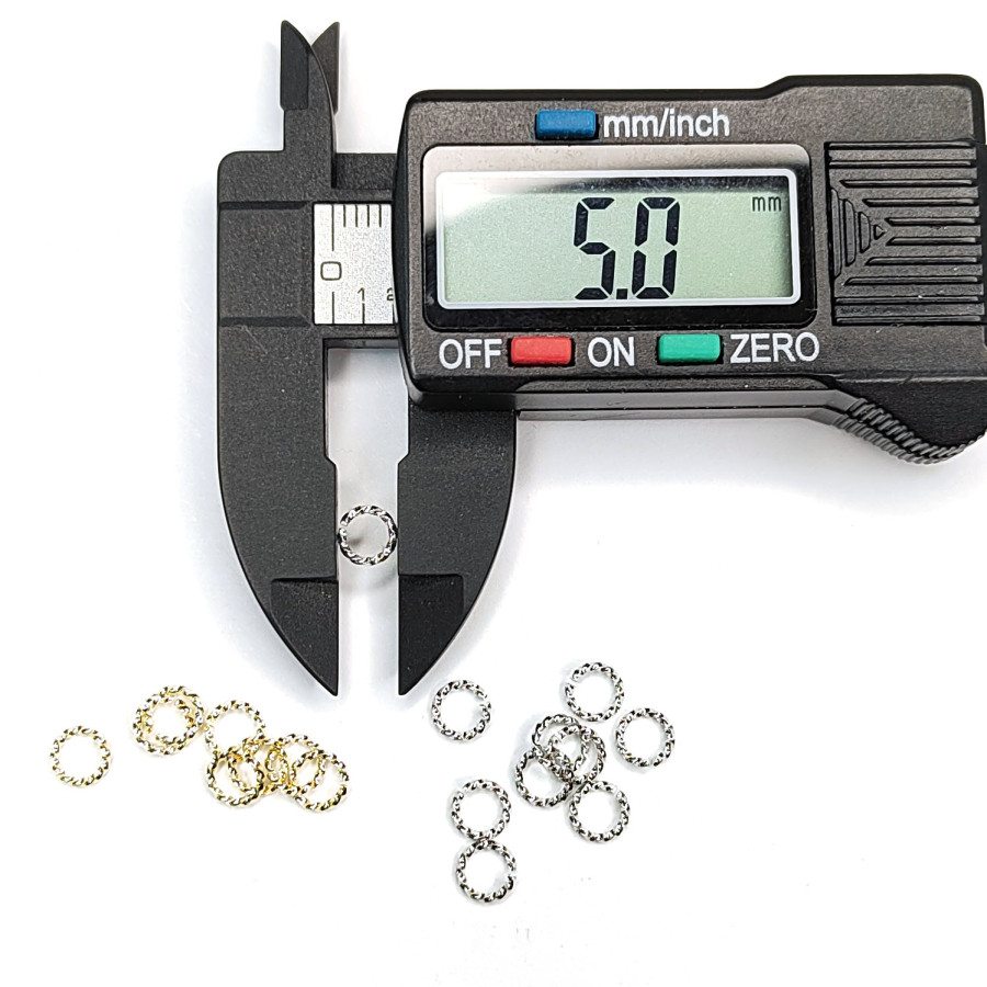 5х0,7 мм Колечки соединительные Витые, 10 штук