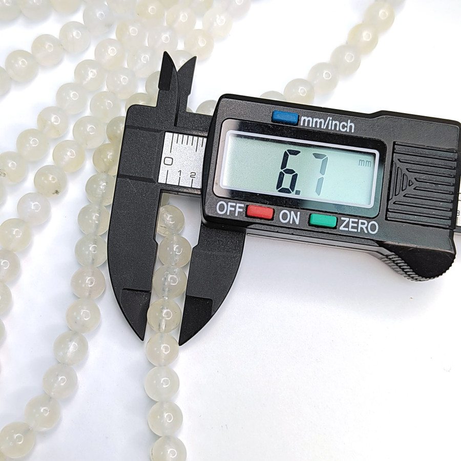 Лунный камень натуральный, НИТЬ 38 см