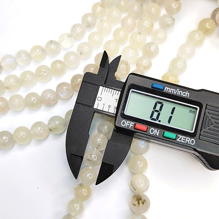 Лунный камень натуральный, НИТЬ 38 см