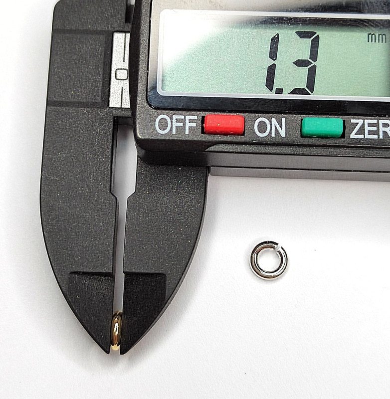 5х1,2 мм Колечки толстые Южная Корея, 10 штук