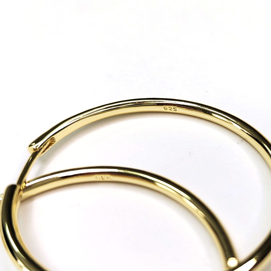 Серьги-Кольца 40х2,5 мм, пара