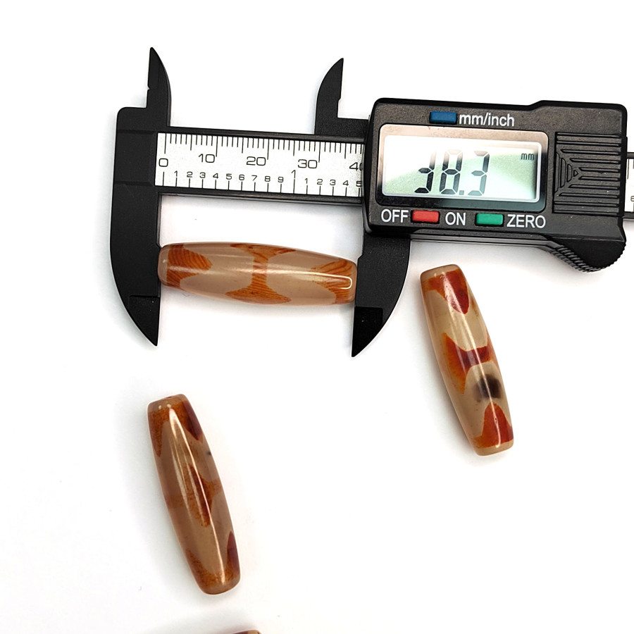 Бусина Дзи 38х12 мм, штука