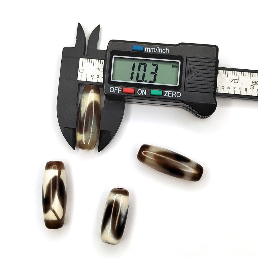 Бусина Дзи 29х10 мм, штука