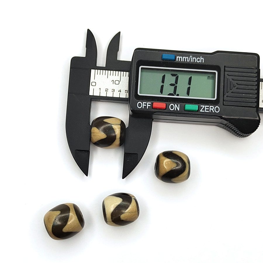 Бусина Дзи Лошадь 13х12,4 мм, штука