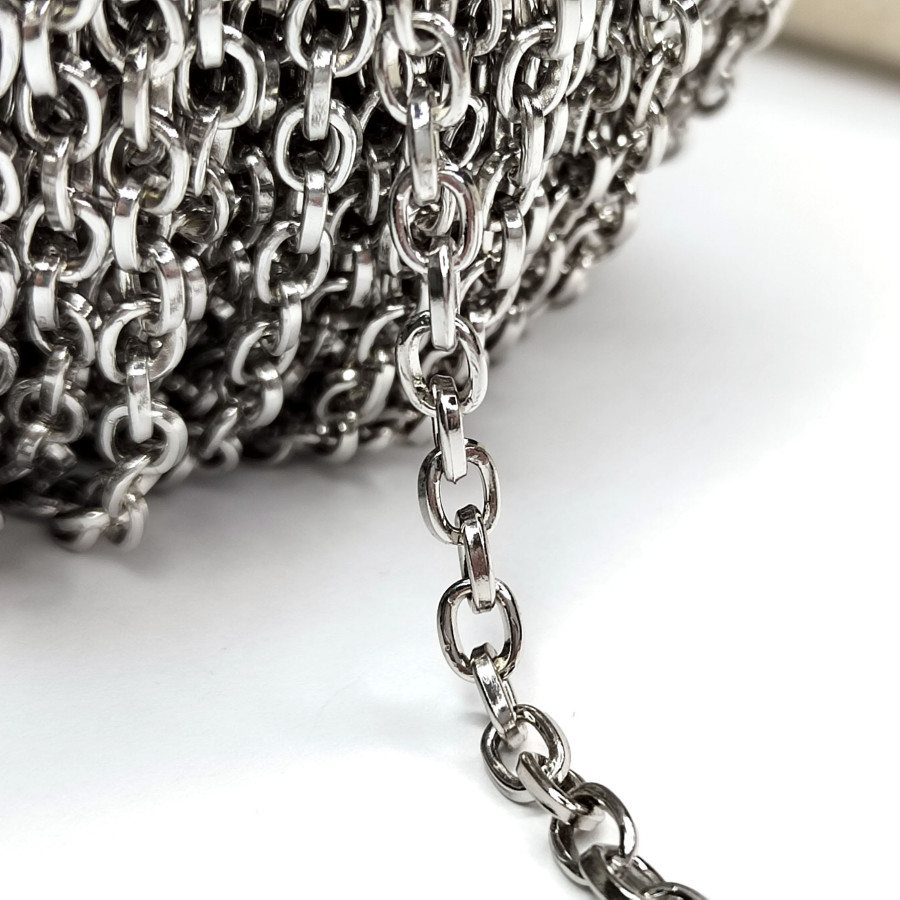 4,8х6 мм Цепь якорное плетение, 20 см