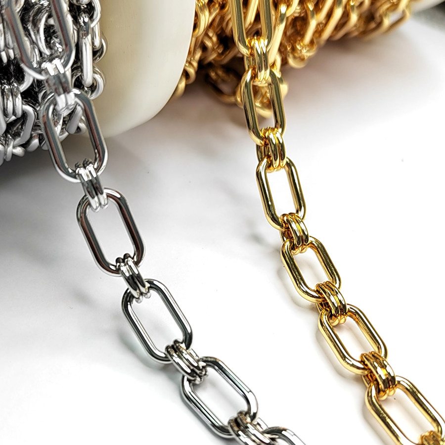 Крупная цепь 15х8 мм, 20 см