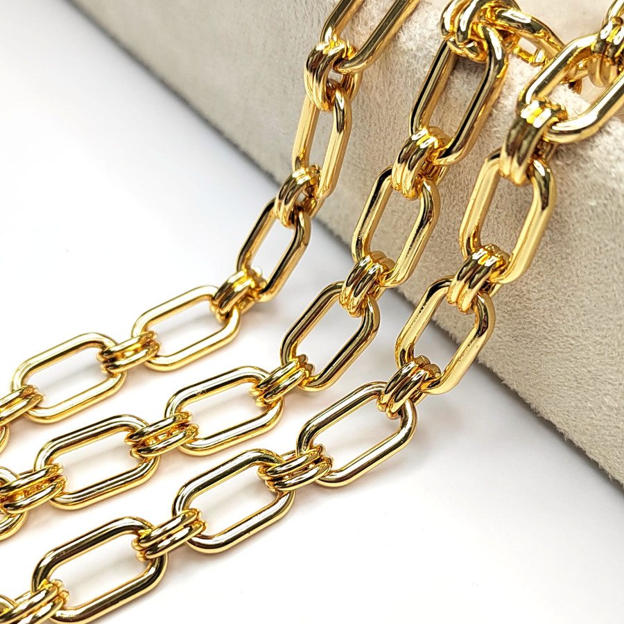 Крупная цепь 15х8 мм, 20 см