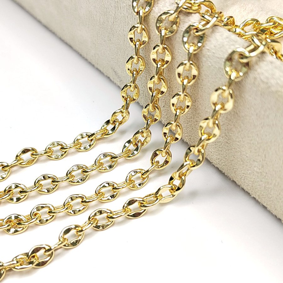 Цепь якорное плетение 5,5х6,5 мм, 20 см