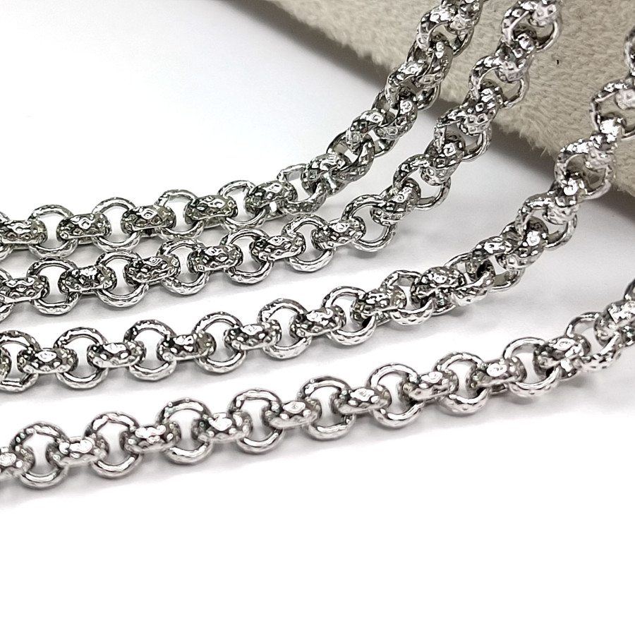 Ролло цепочка 3,5 мм с огранкой, 20 см