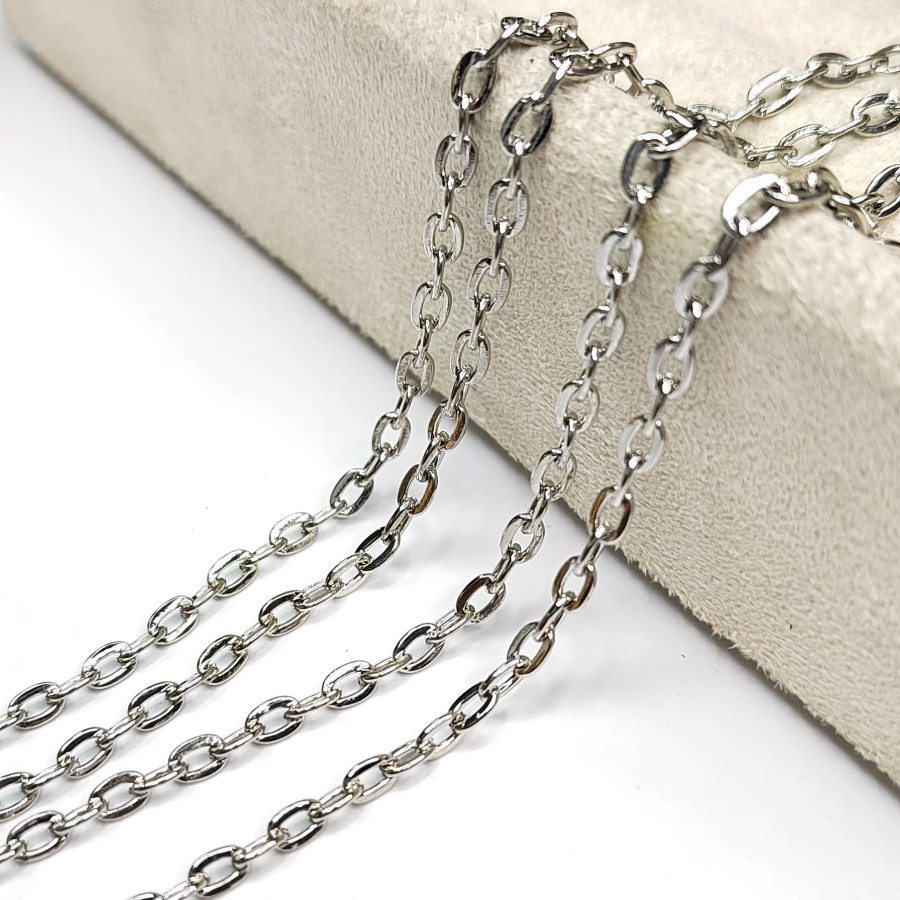 3х5 мм Цепь якорное плетение, 20 см