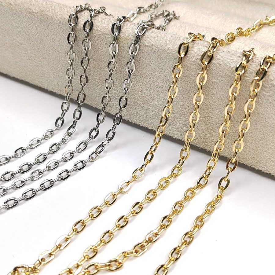 3х5 мм Цепь якорное плетение, 20 см