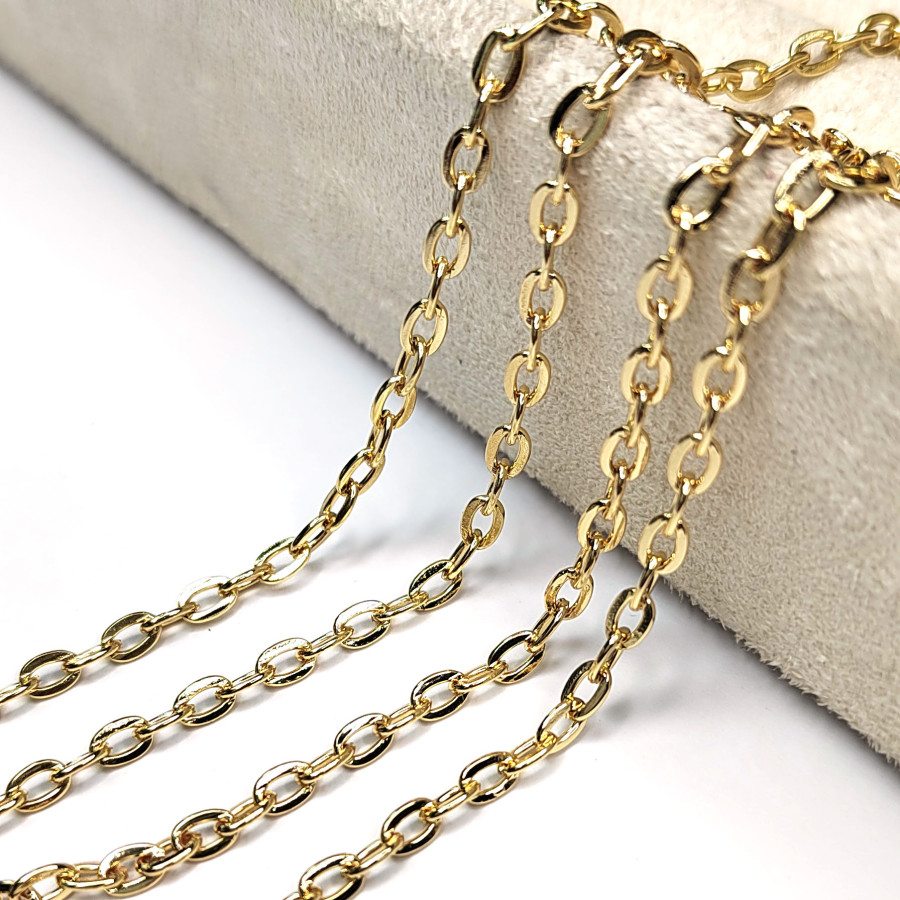 3х5 мм Цепь якорное плетение, 20 см