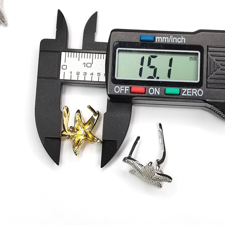 Швензы Морские звезды 17х15 мм, пара