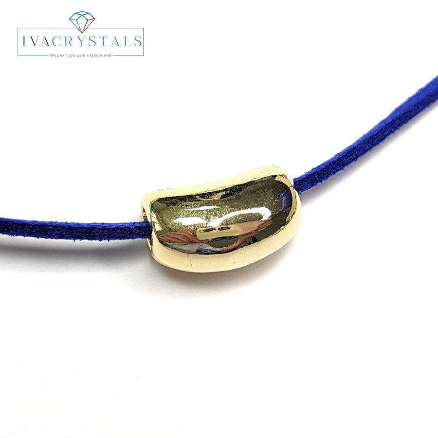 18х11 мм Крупная разделительная бусина, штука Позолота