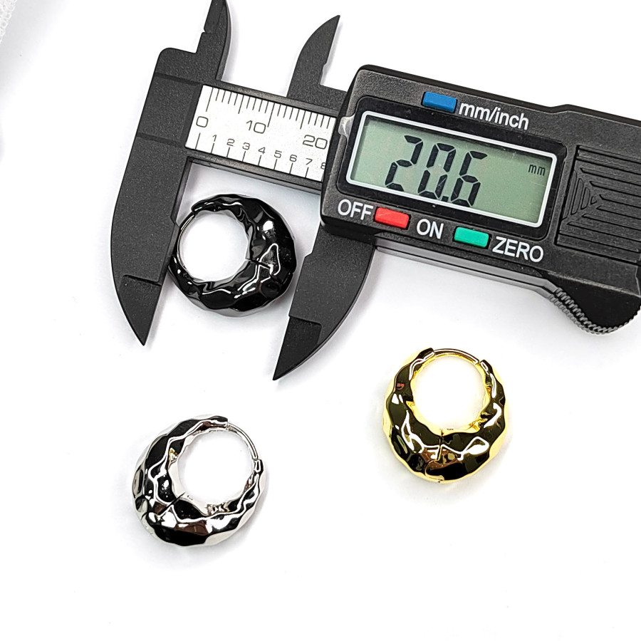 Швензы Конго Овалы "мятый металл" 20х7,5 мм, пара