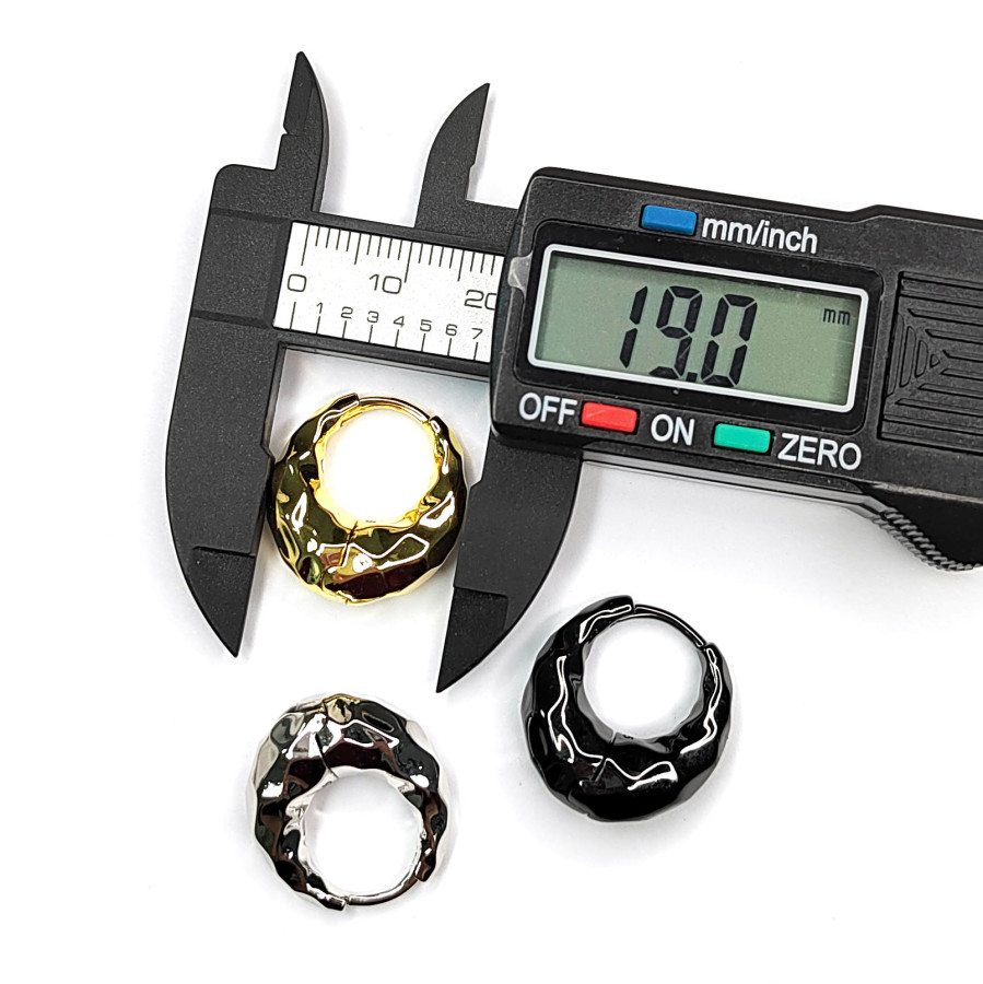 Швензы Конго Овалы "мятый металл" 20х7,5 мм, пара