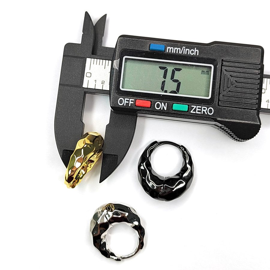 Швензы Конго Овалы "мятый металл" 20х7,5 мм, пара