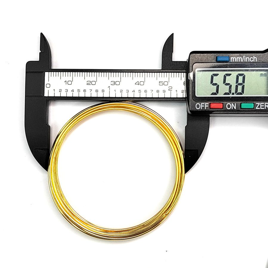 Мемори проволока 55х0,6 мм (22ga) для браслетов, 10 витков