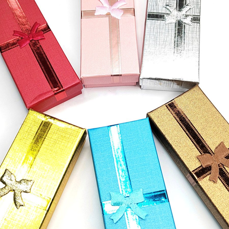 Коробочка картонная 20х4х3 мм для изделий Handmade