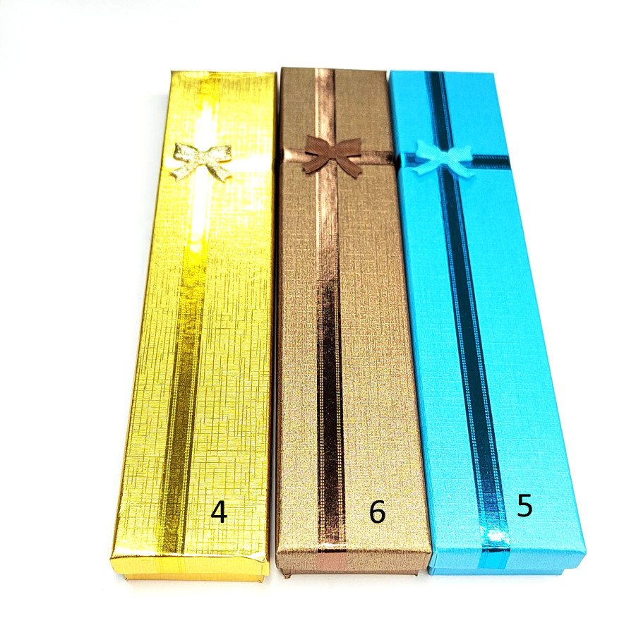 Коробочка картонная 20х4х3 мм для изделий Handmade