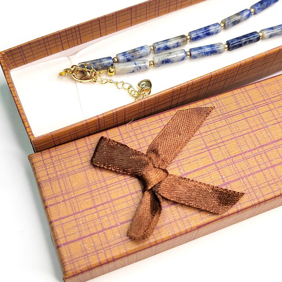 Коробочка картонная 20х4х2,4 мм для изделий Handmade Шоколадный