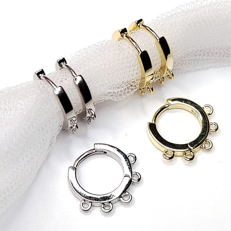 Швензы Кольца с петельками 15 мм, пара