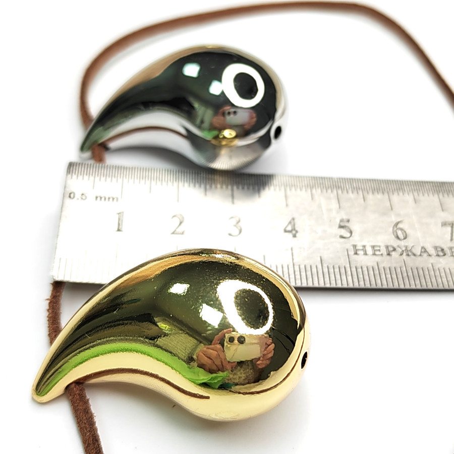 Крупная Подвеска Капля 43х25 мм, штука