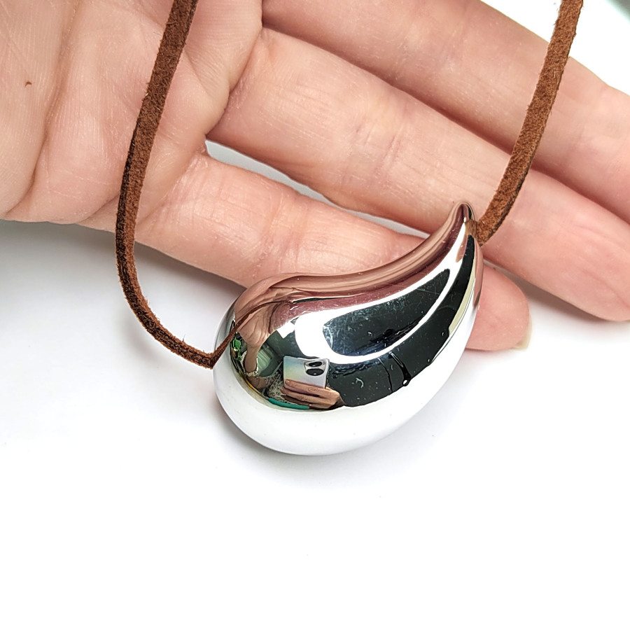 Крупная Подвеска Капля 43х25 мм, штука