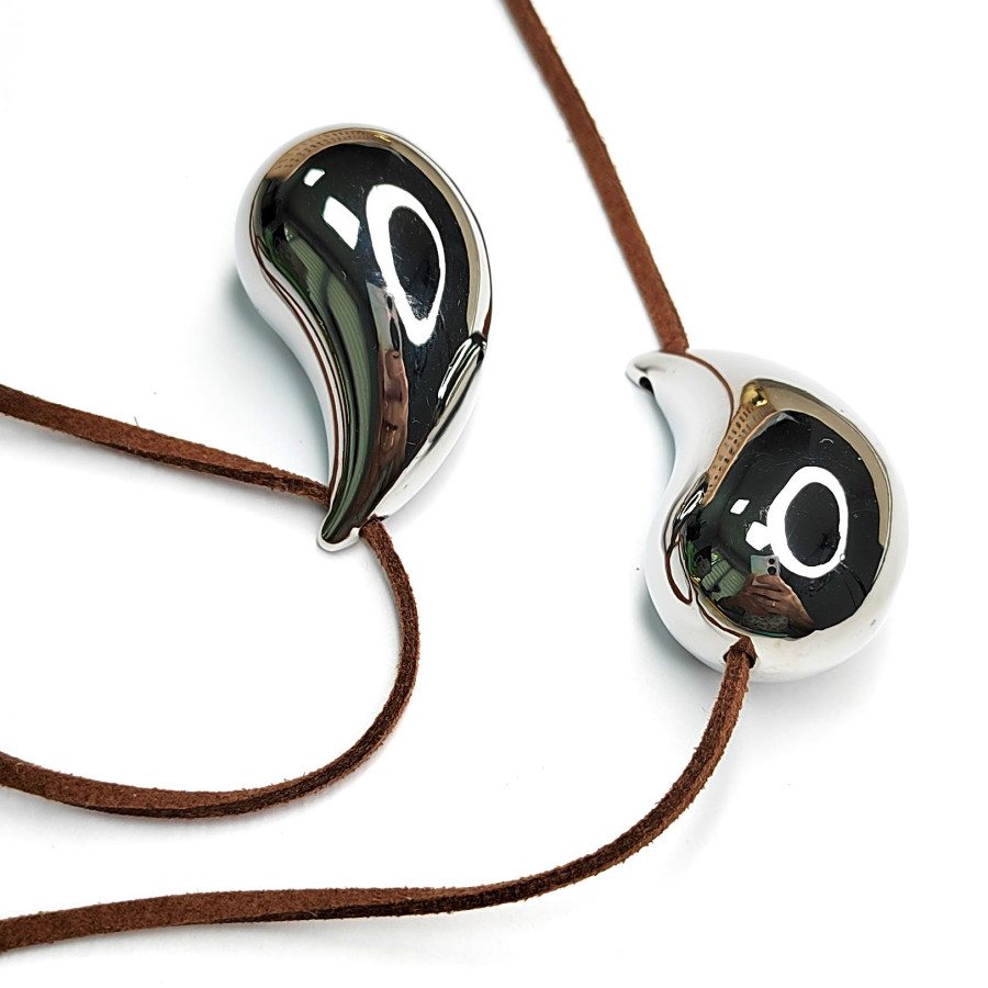 Крупная Подвеска Капля 43х25 мм, штука