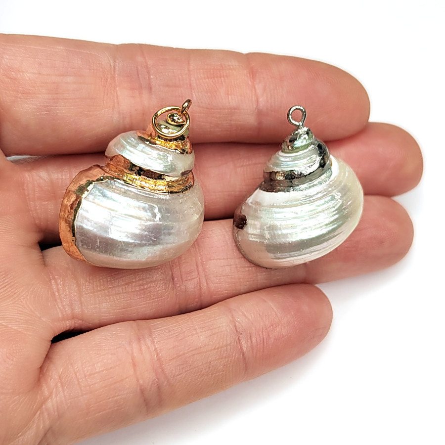 Крупная подвеска Ракушка 25х26 мм, штука