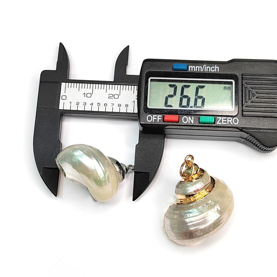 Крупная подвеска Ракушка 25х26 мм, штука