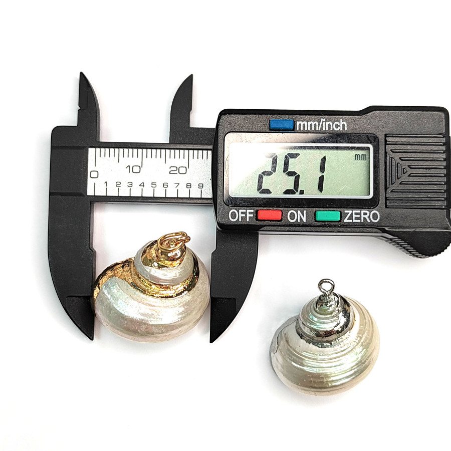 Крупная подвеска Ракушка 25х26 мм, штука