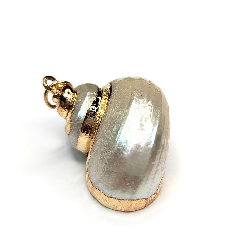 Крупная подвеска Ракушка 25х26 мм, штука