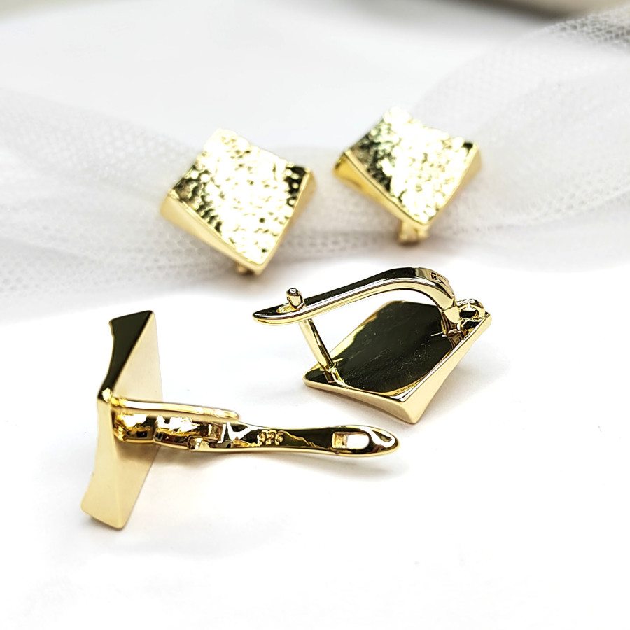 Швензы Ромбы текстурные 18х17 мм, пара