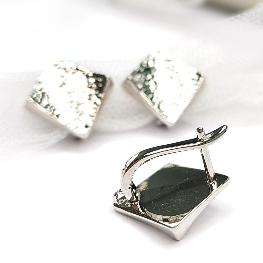 Швензы Ромбы текстурные 18х17 мм, пара