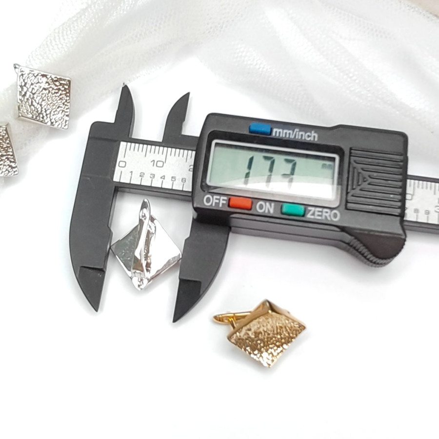 Швензы Ромбы текстурные 18х17 мм, пара