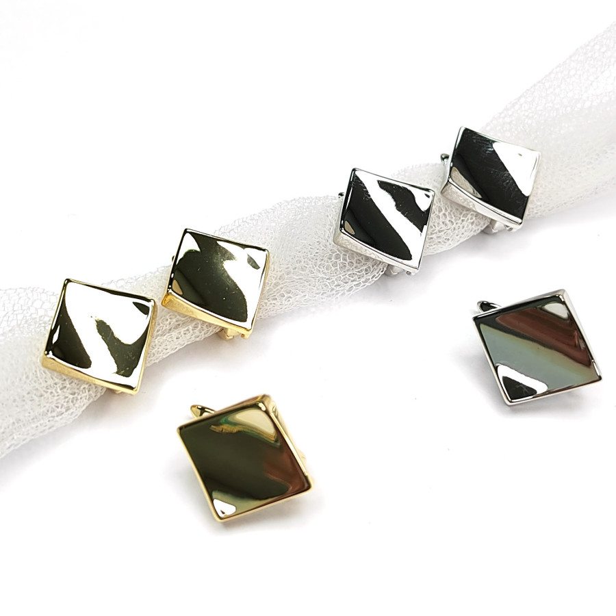 Швензы Ромбы Глянцевые 18х17 мм, пара