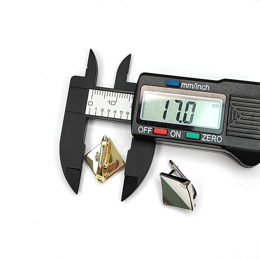 Швензы Ромбы Глянцевые 18х17 мм, пара