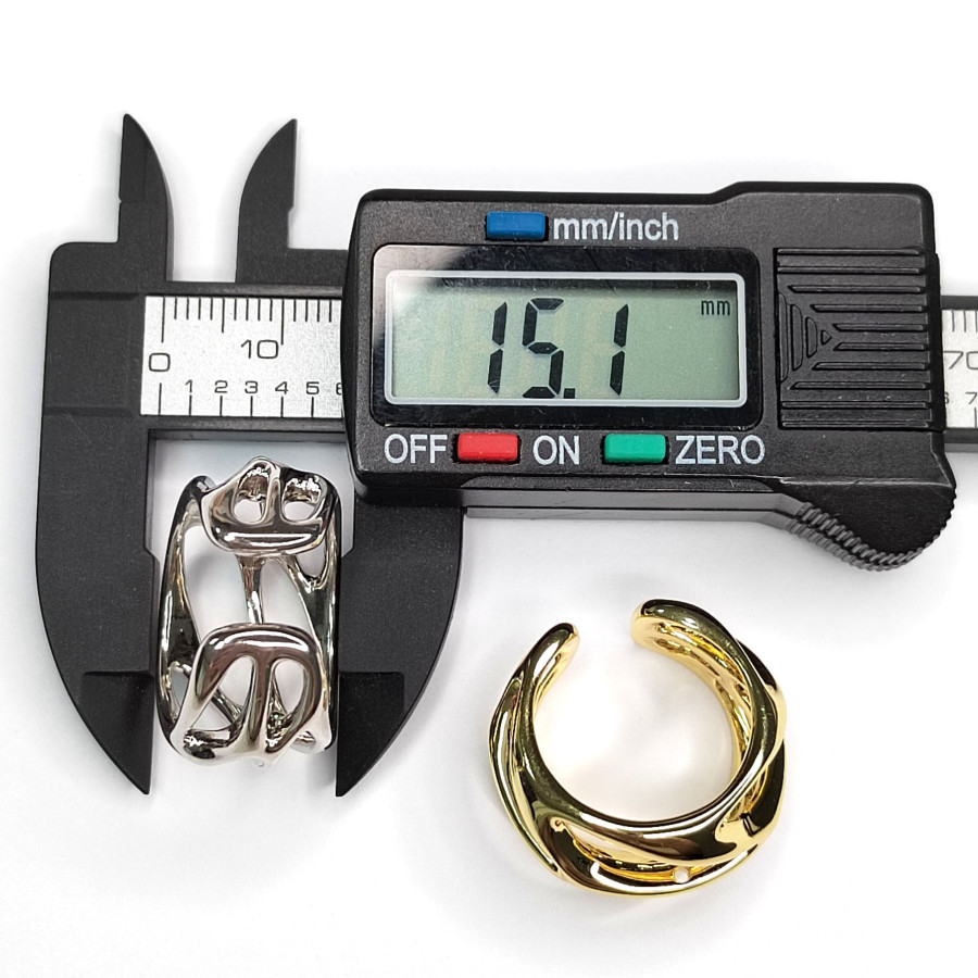 Кольцо широкое 24х15 мм, штука