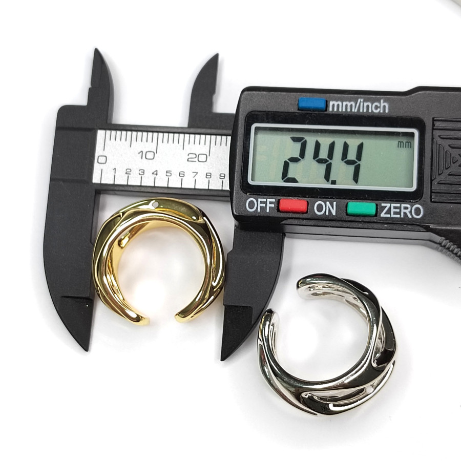 Кольцо широкое 24х15 мм, штука