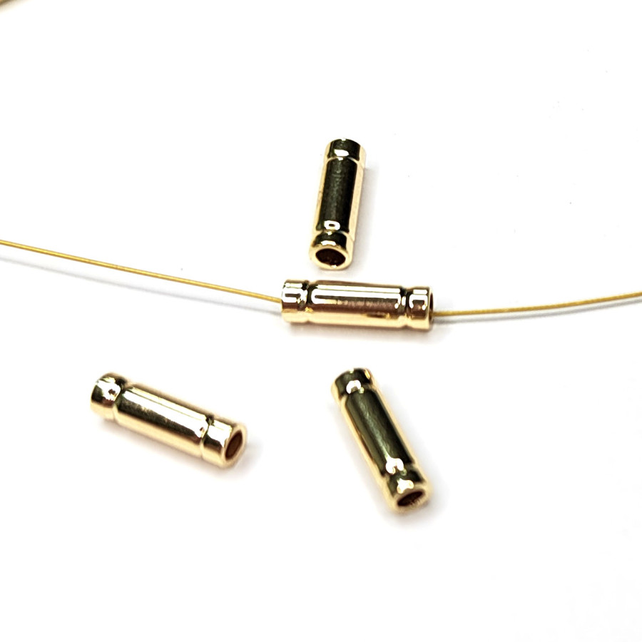 Трубочки 10х2,7 мм, Разделительные бусины, ШТУКА