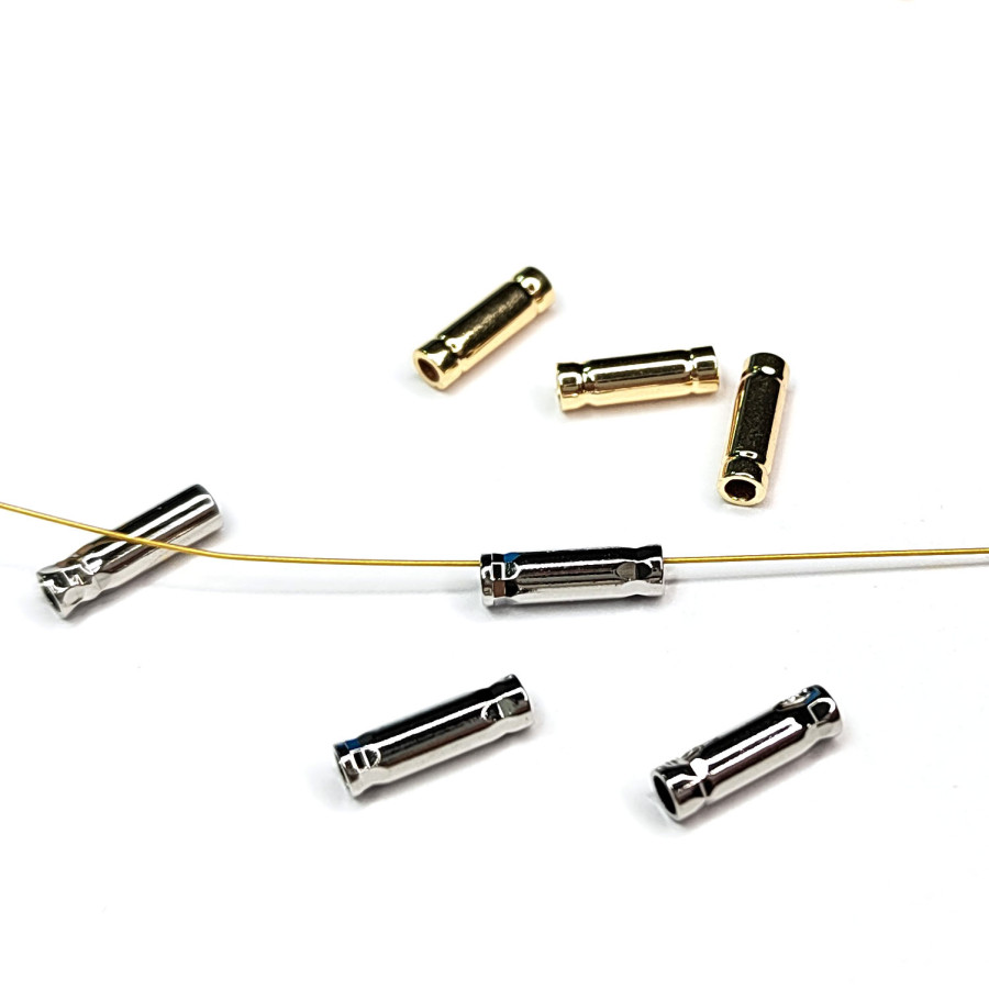 Трубочки 10х2,7 мм, Разделительные бусины, ШТУКА